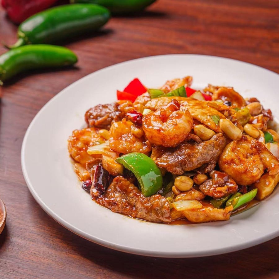 Kung Pao Three Flavors — Taibat Restaurant Artesia