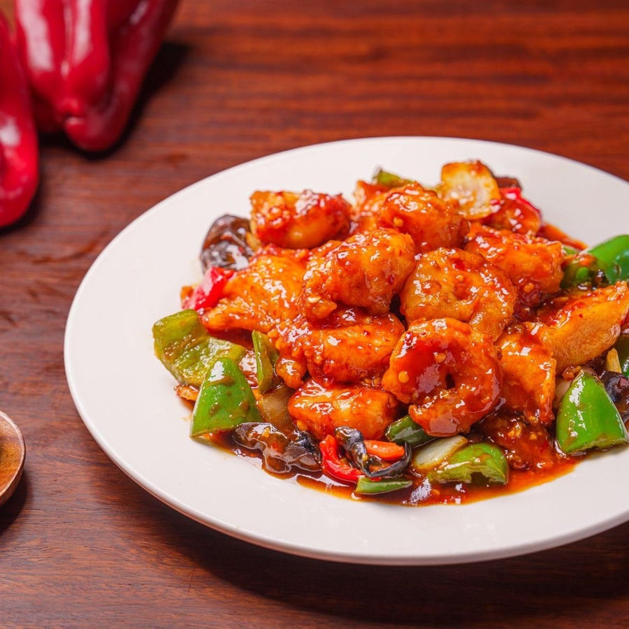 Shrimp W. Sichuan Sauce — Taibat Restaurant Artesia