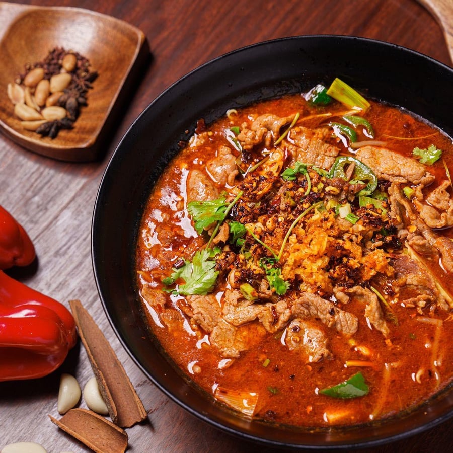 Sichuan Boiled Spicy Beef — Taibat Restaurant Artesia