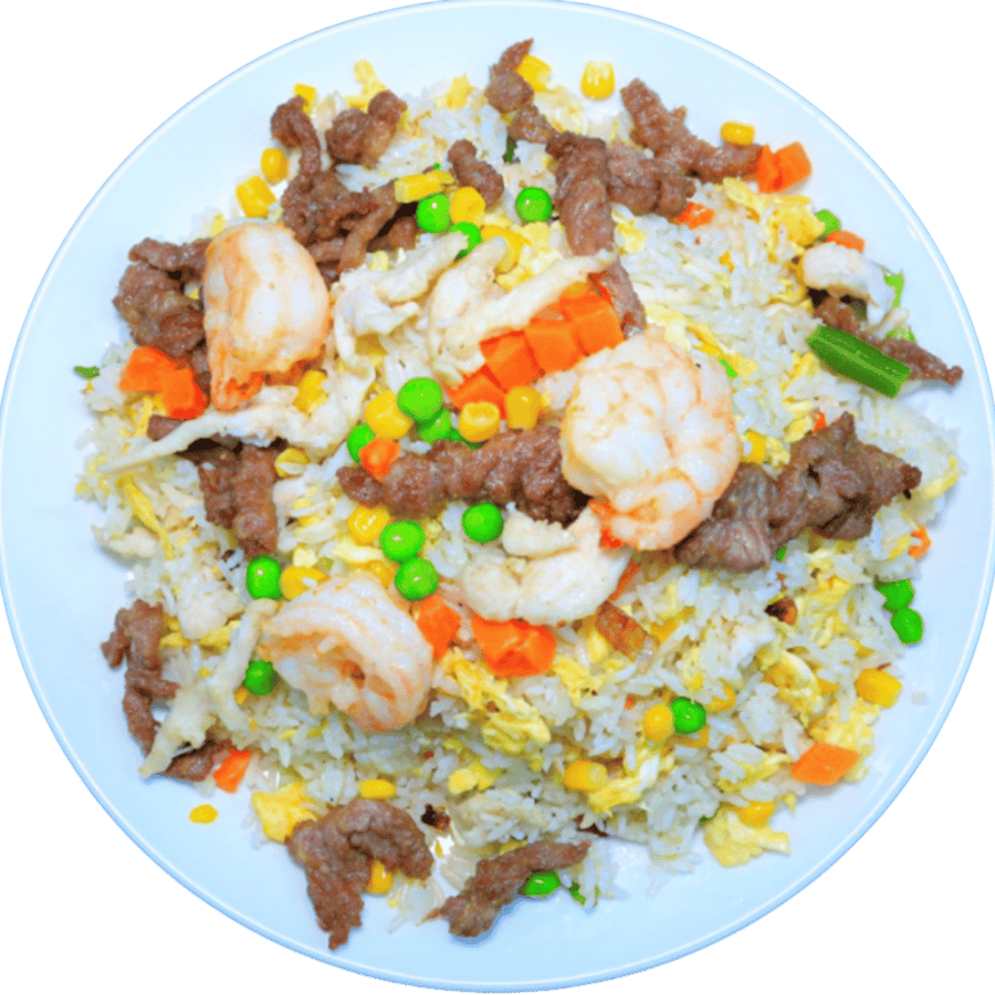 Three Flavors Fried Rice — Taibat Restaurant Artesia